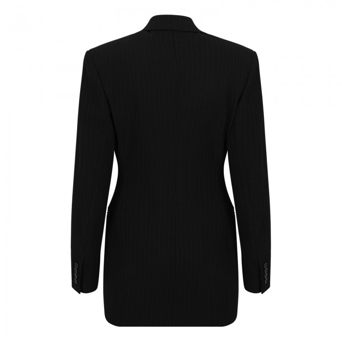 Pinstripe double breasted blazer