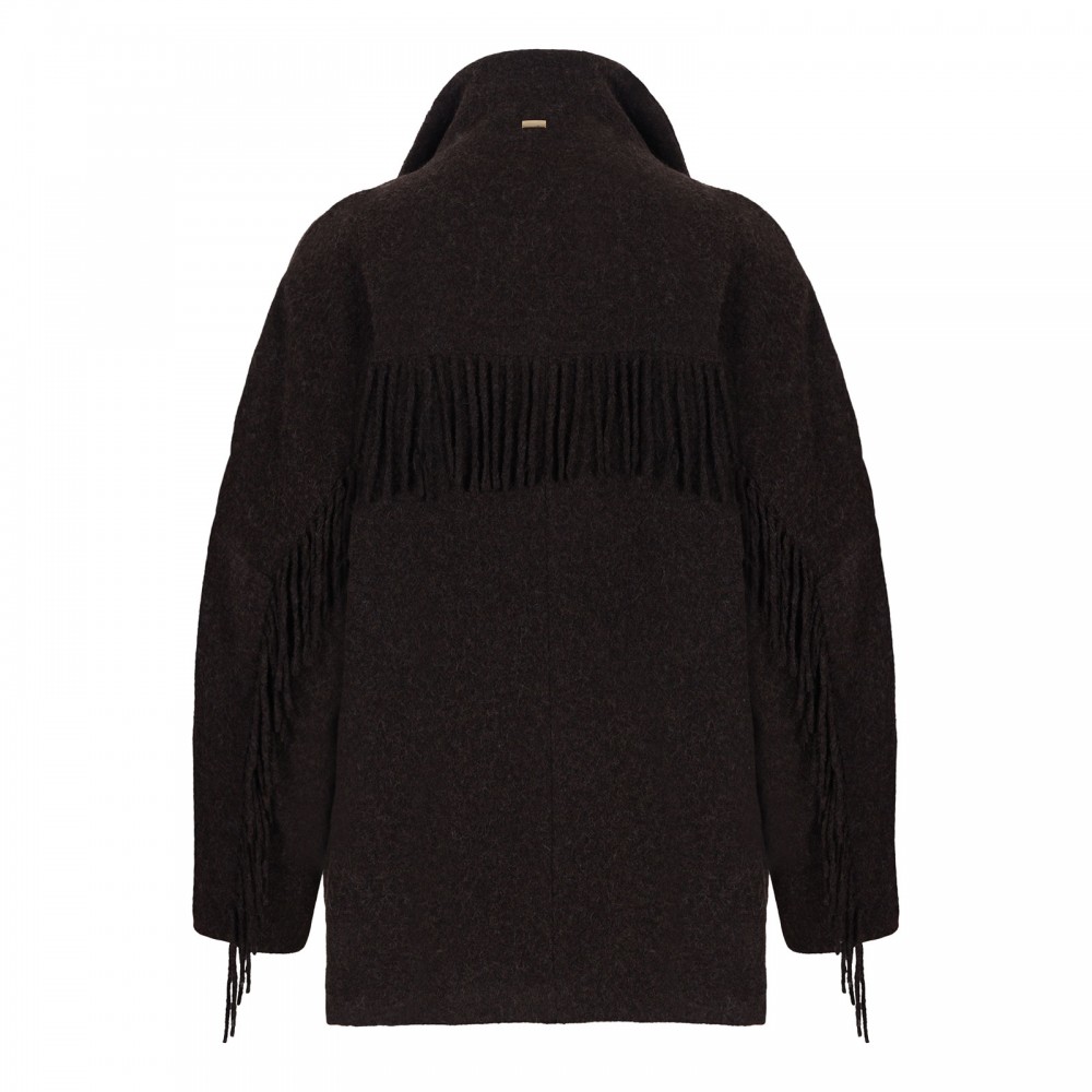 Wool-blend jacket