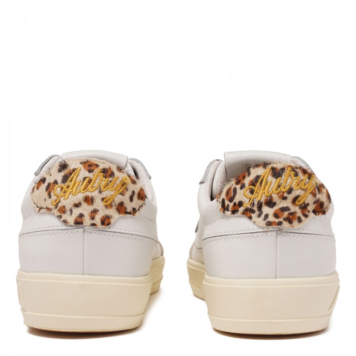 Windscape low sneakers with leopard detail