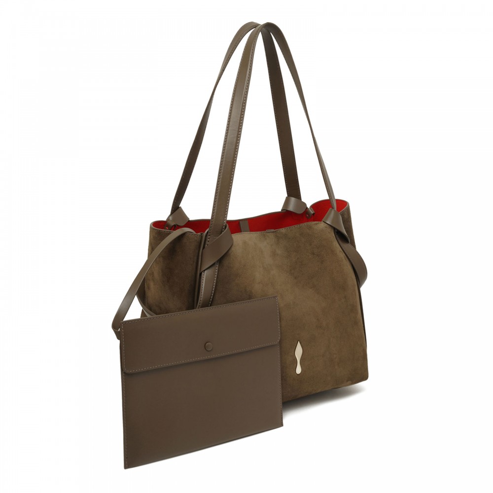 Bettina suede small tote bag