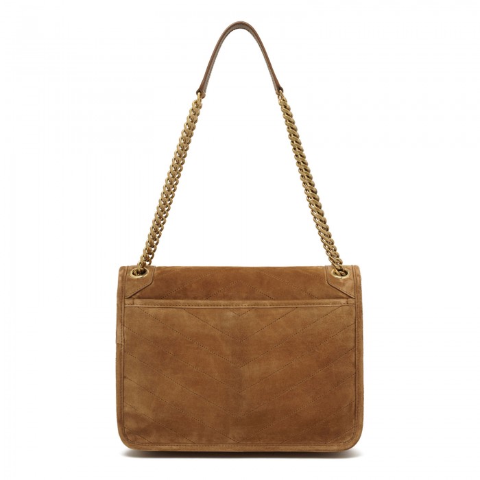 Niki medium suede shoulder bag