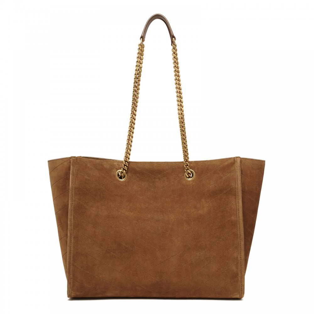 Niki suede East/West shopping bag