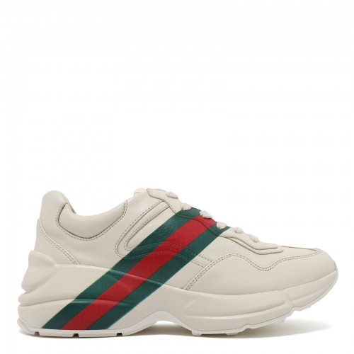Rhyton ivory sneakers