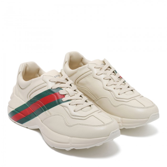 Rhyton ivory sneakers