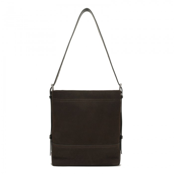Belted small tote bag