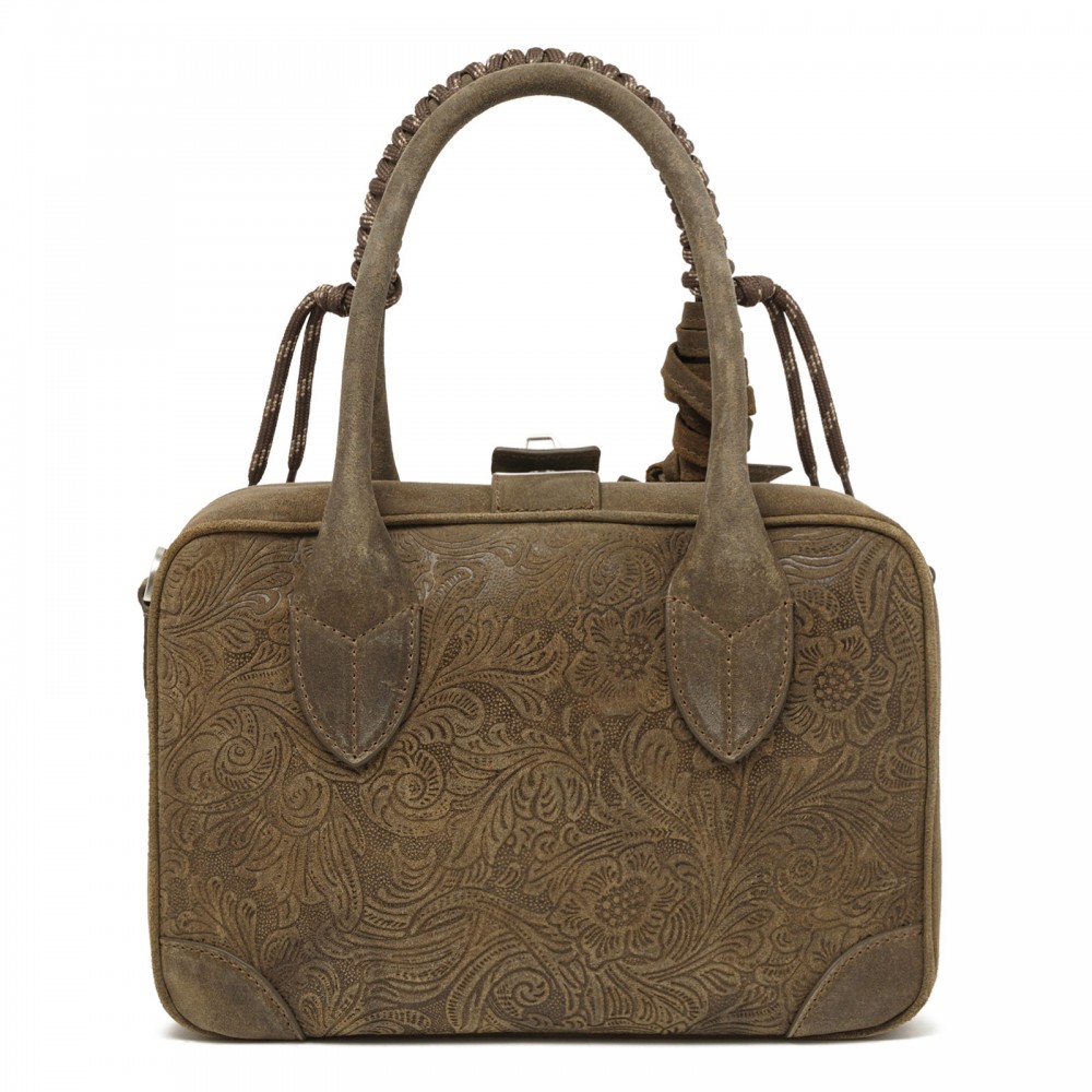 Vita suede handbag