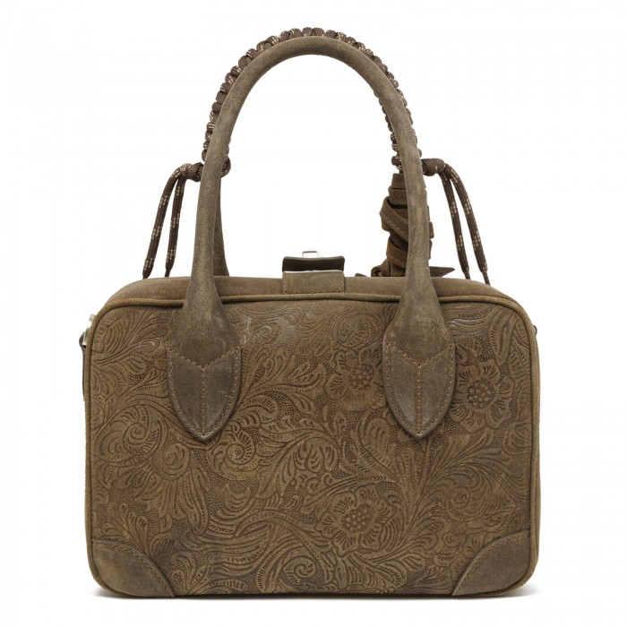 Vita suede handbag