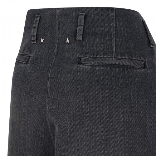 Wide leg denim pants 2