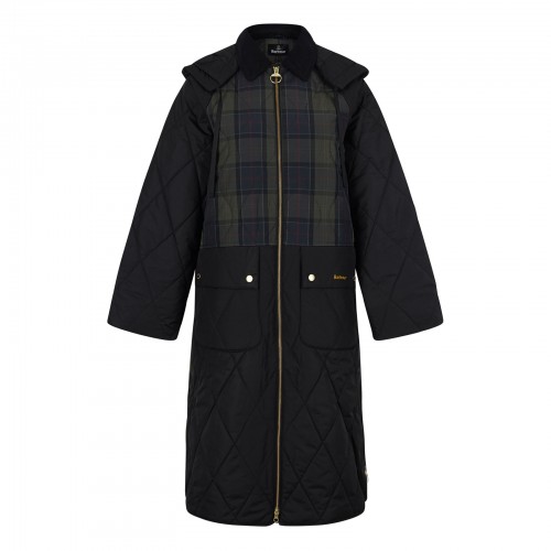 Osbourne check quilted jacket
