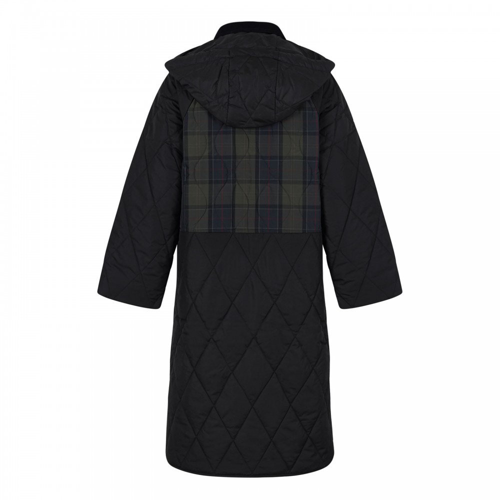 Osbourne check quilted jacket