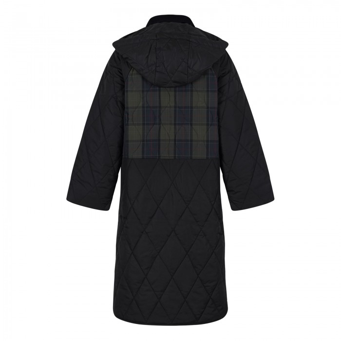Osbourne check quilted jacket