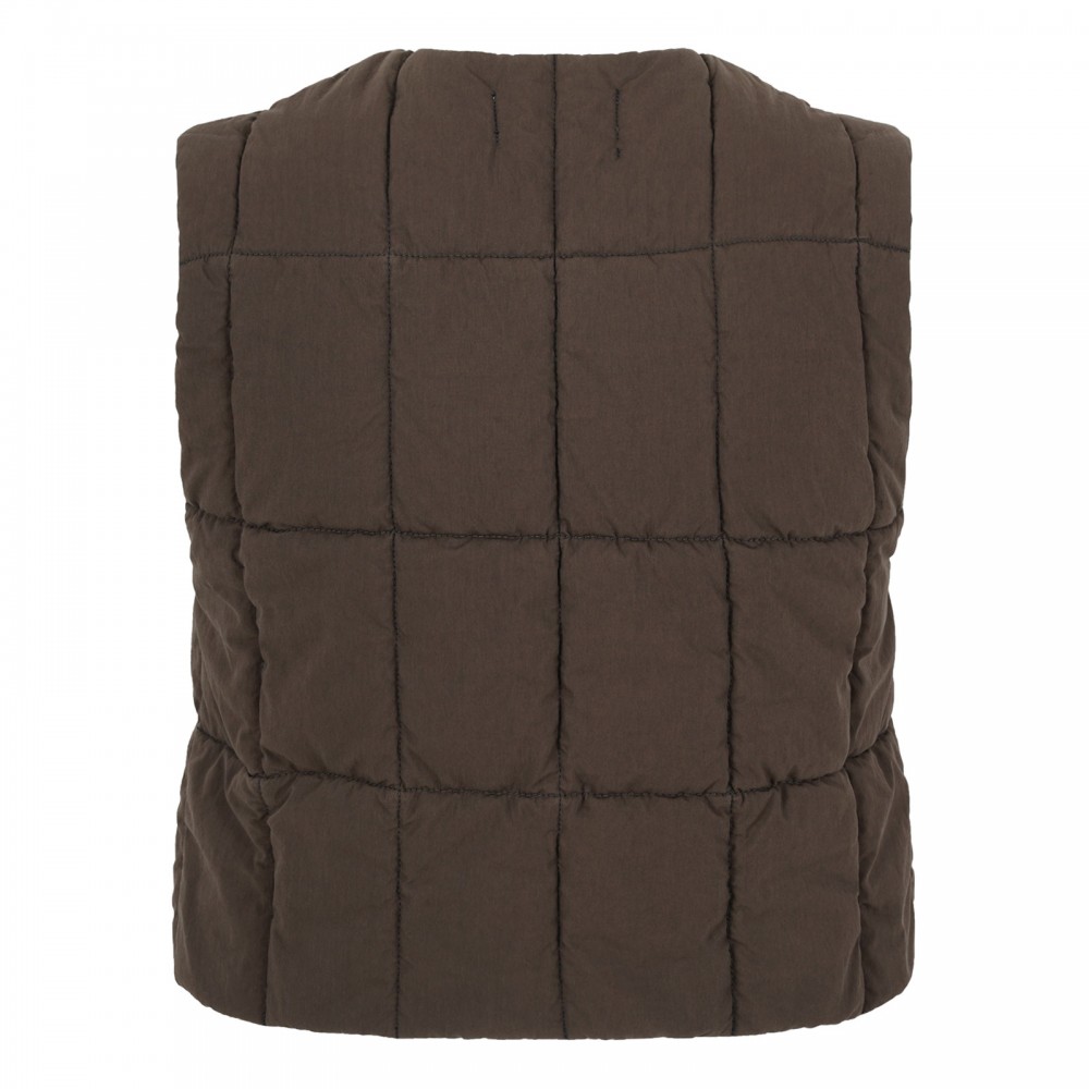 Wadded padded vest