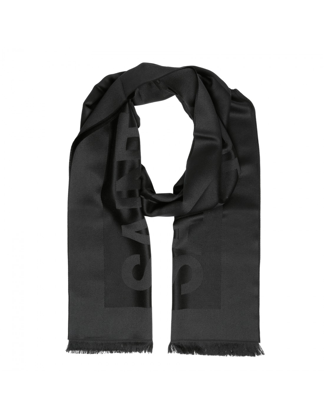 Logo jacquard scarf | Le Noir - Unconventional Luxury