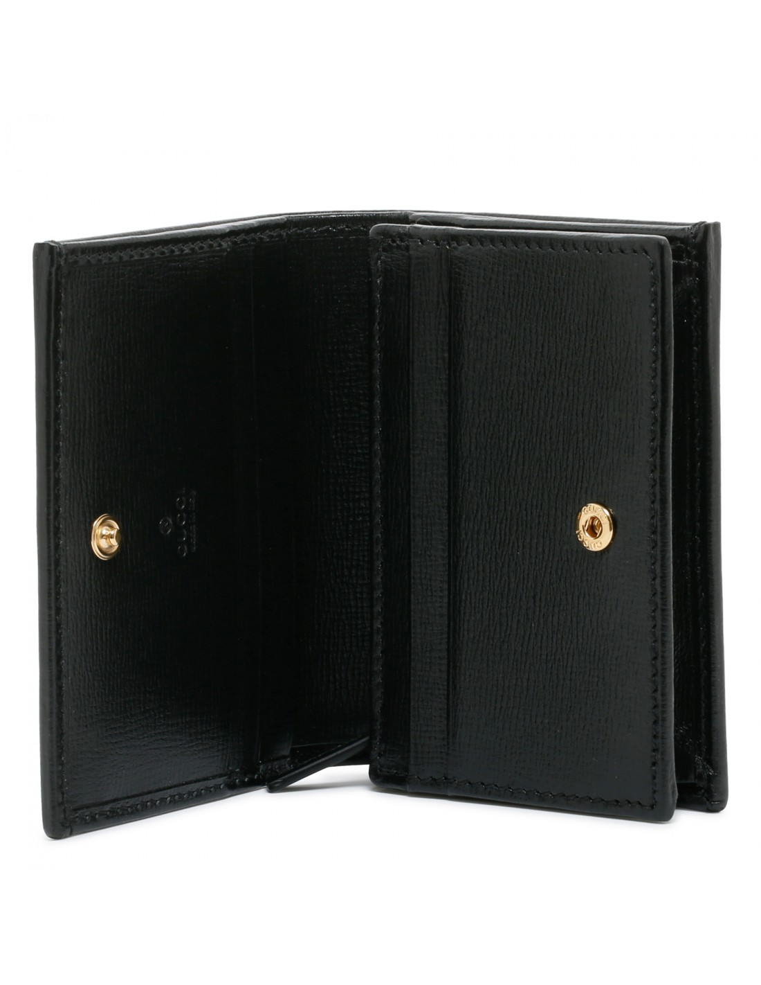 Horsebit 1955 black card case wallet
