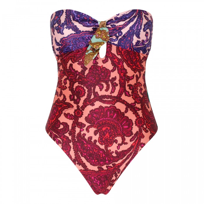 Tiggy keyhole tie front swimsuit