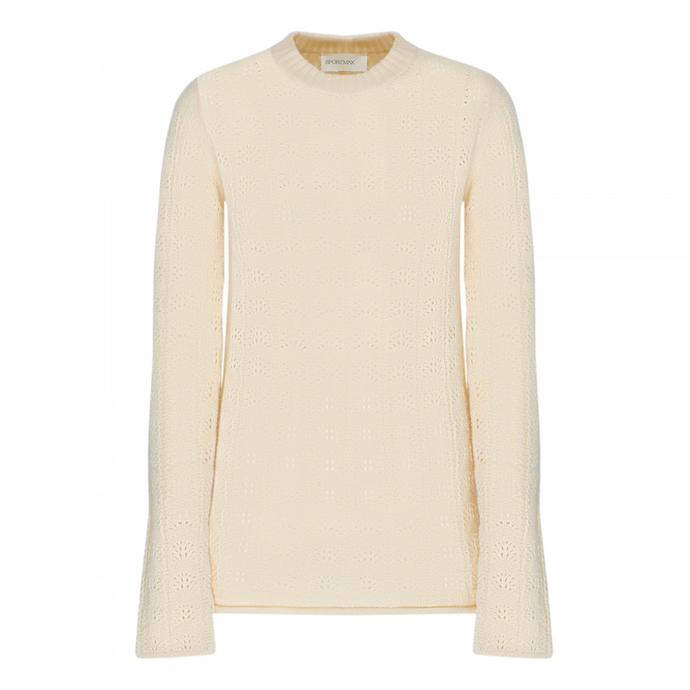 Ivory wool blend sweater