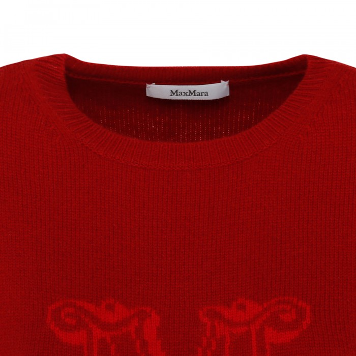 Edo red cashmere sweater