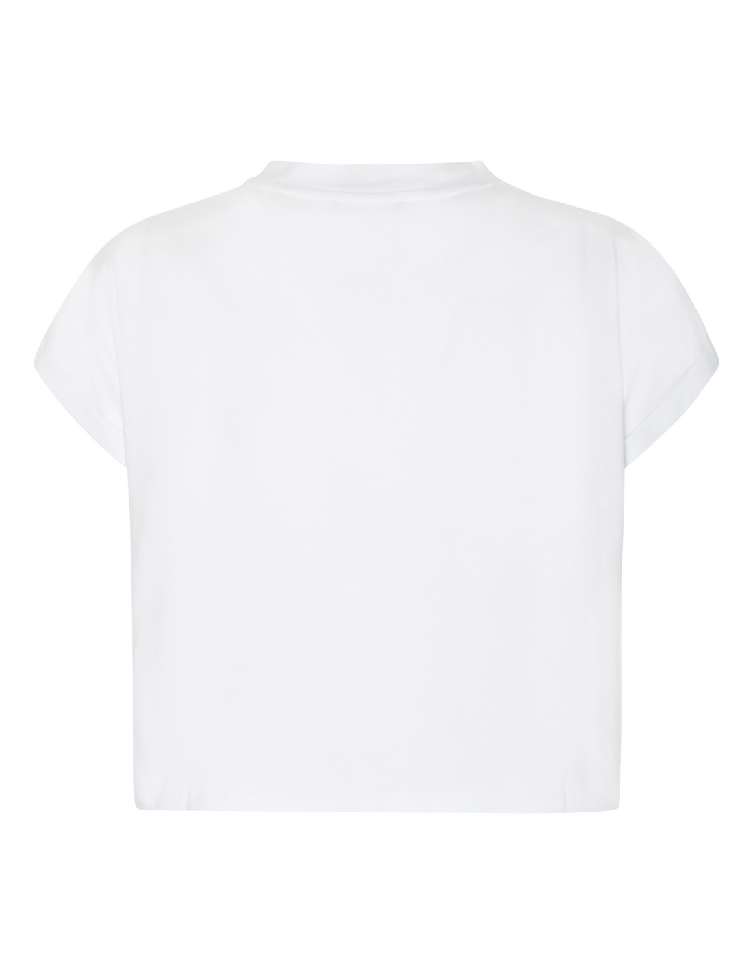 Logo print white T-shirt