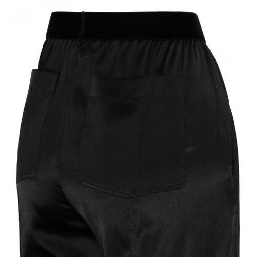 Black silk pants 2