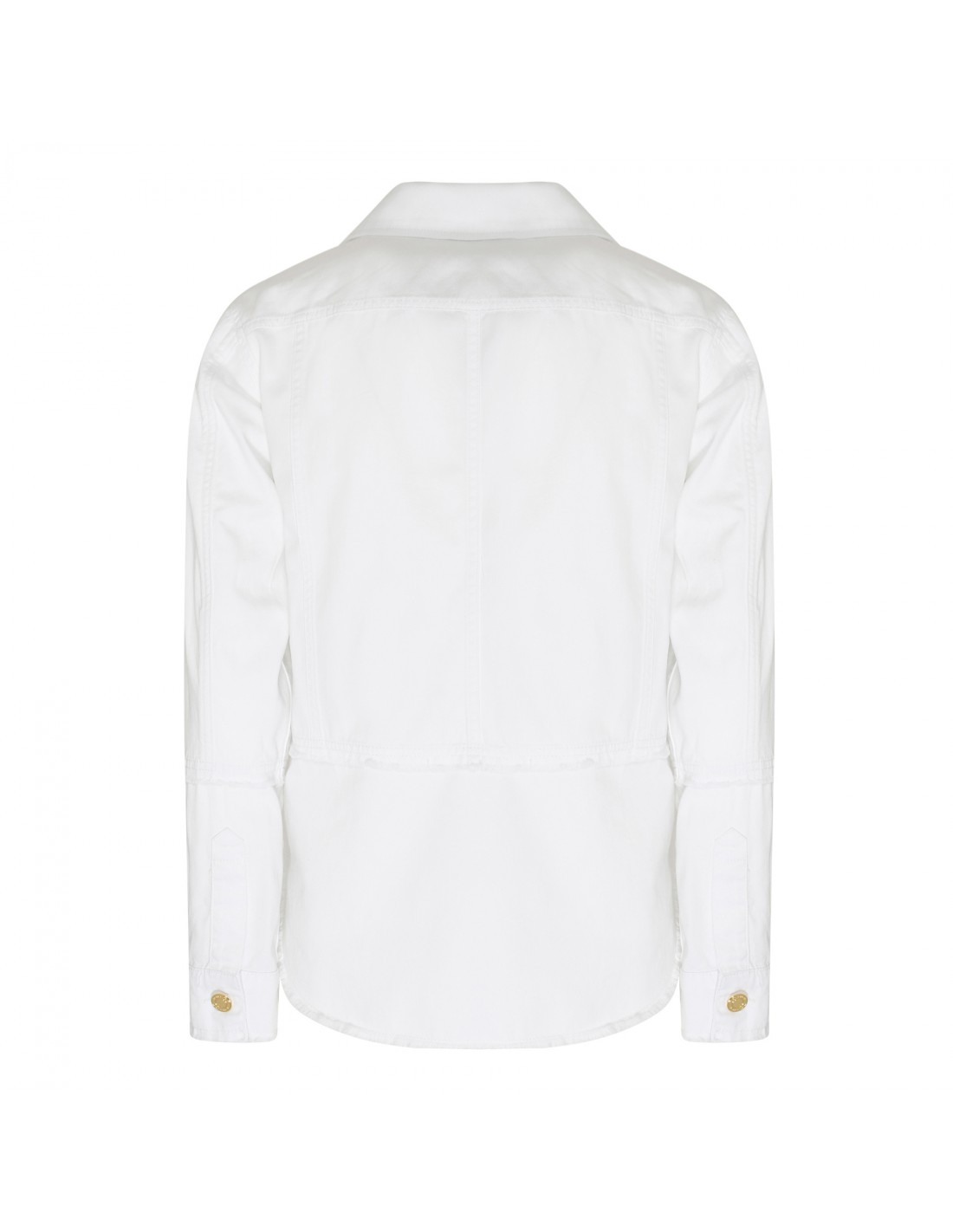 White lightweight denim shirt