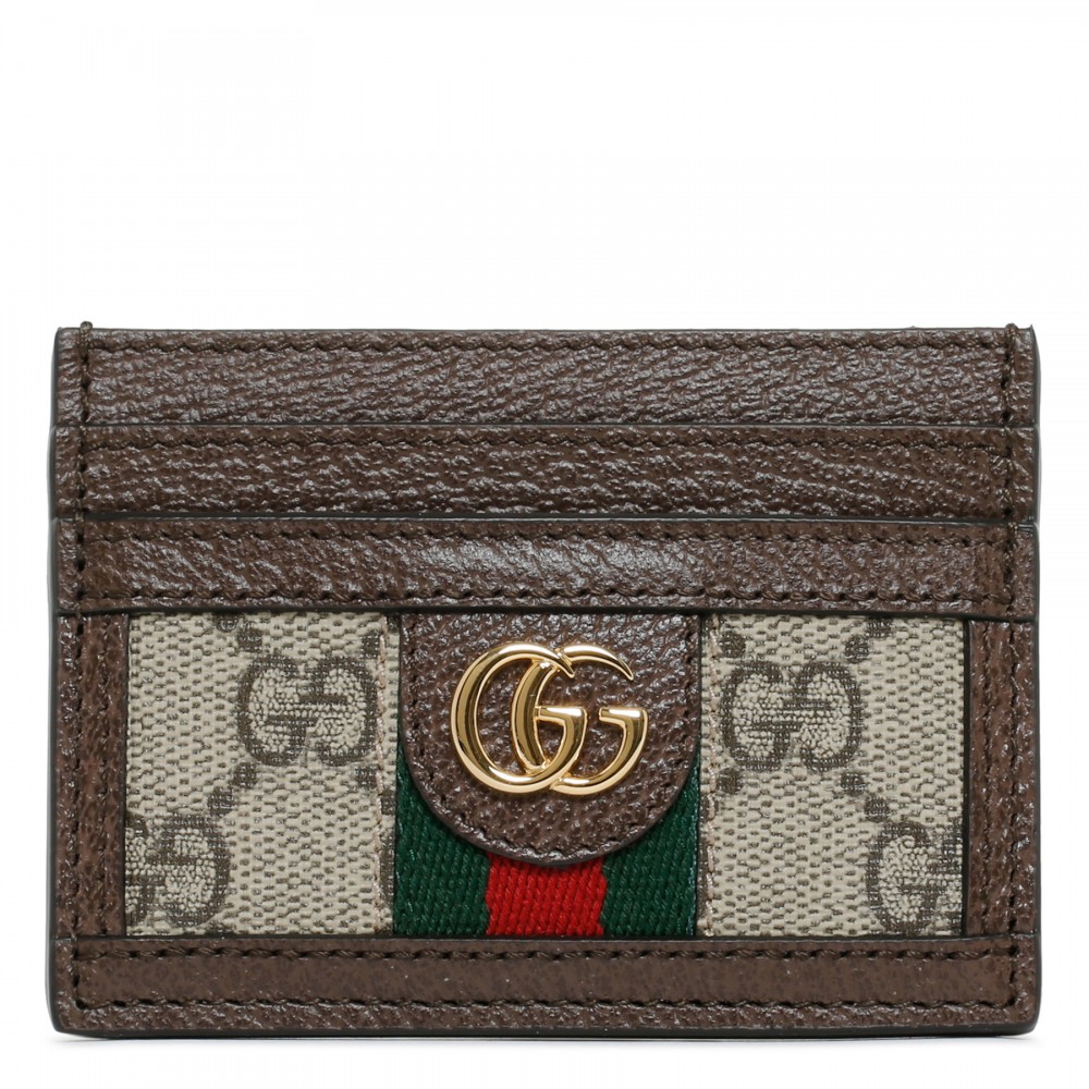 GG Supreme Ophidia large card case