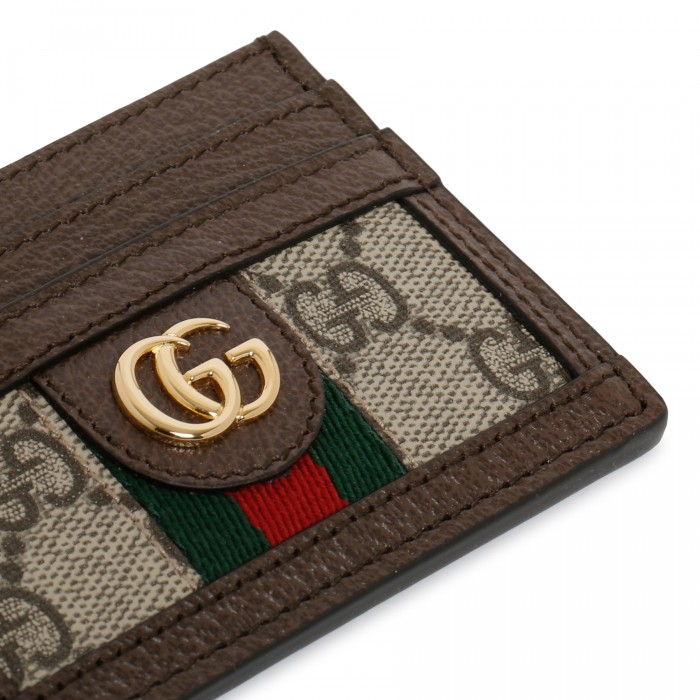 GG Supreme Ophidia large card case