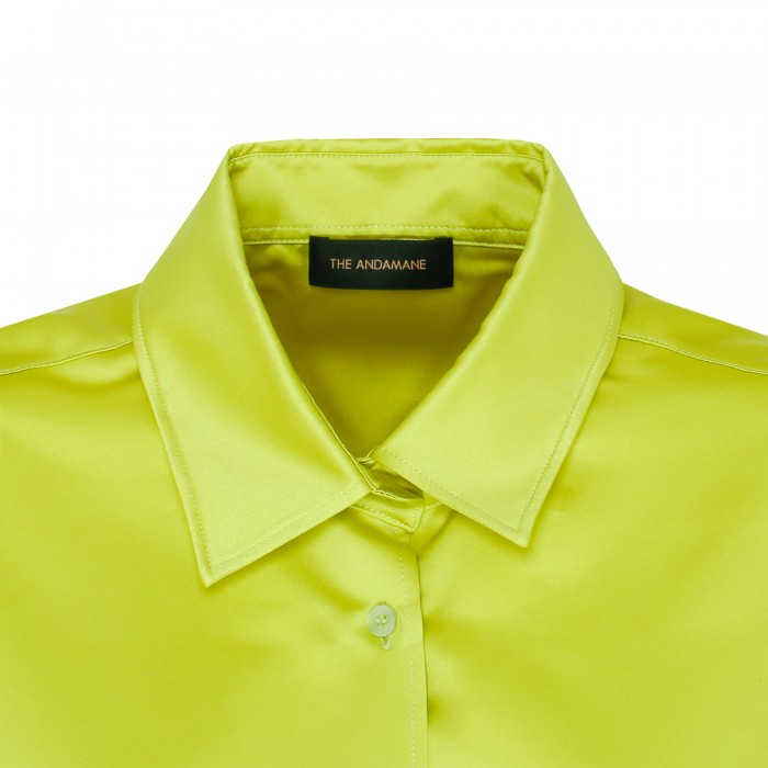 Georgiana lime-hue shirt