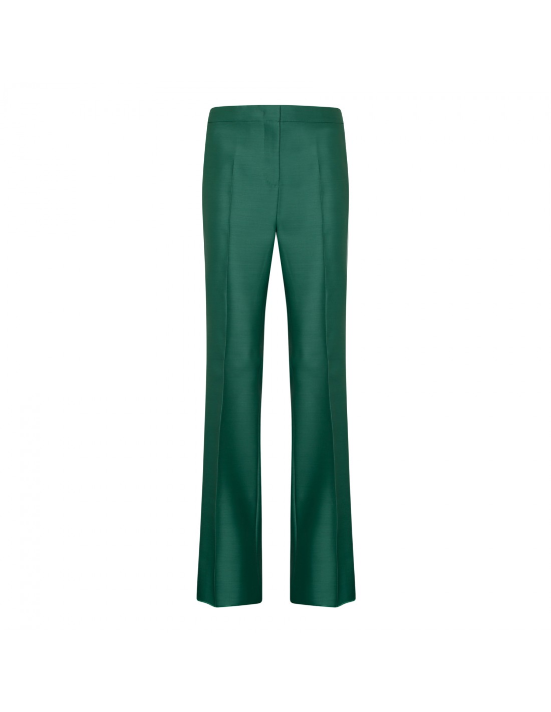Wool and silk double-fabric pants