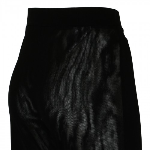 Gaia black tulle crepe pants 2