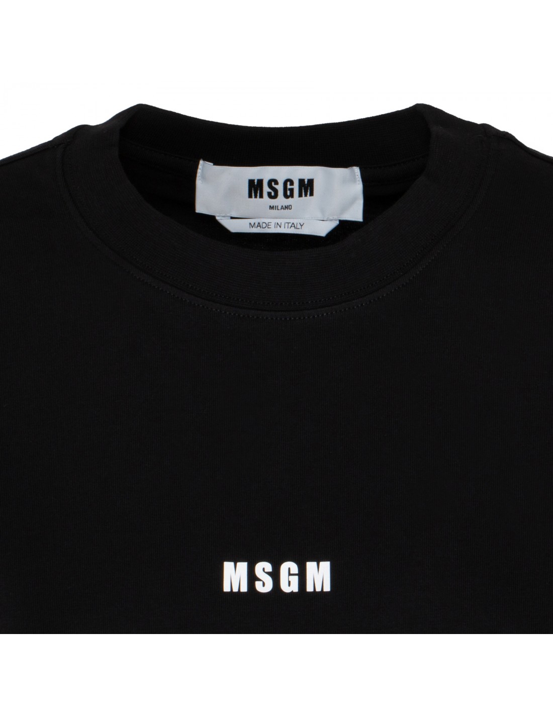 Micro logo black T-shirt