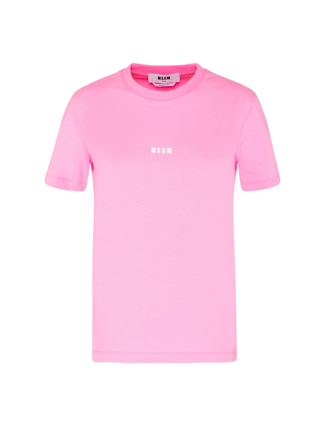 Micro logo pink T-shirt