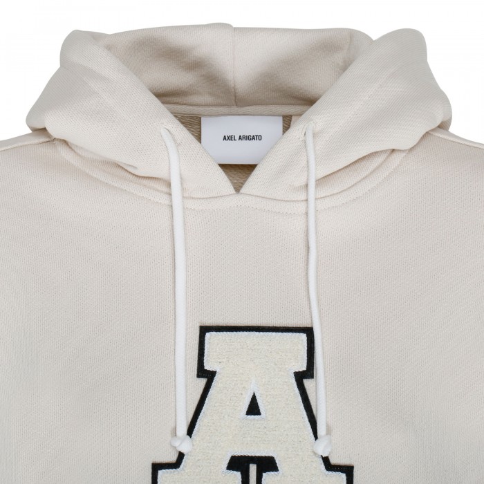 College A appliquéd hoodie