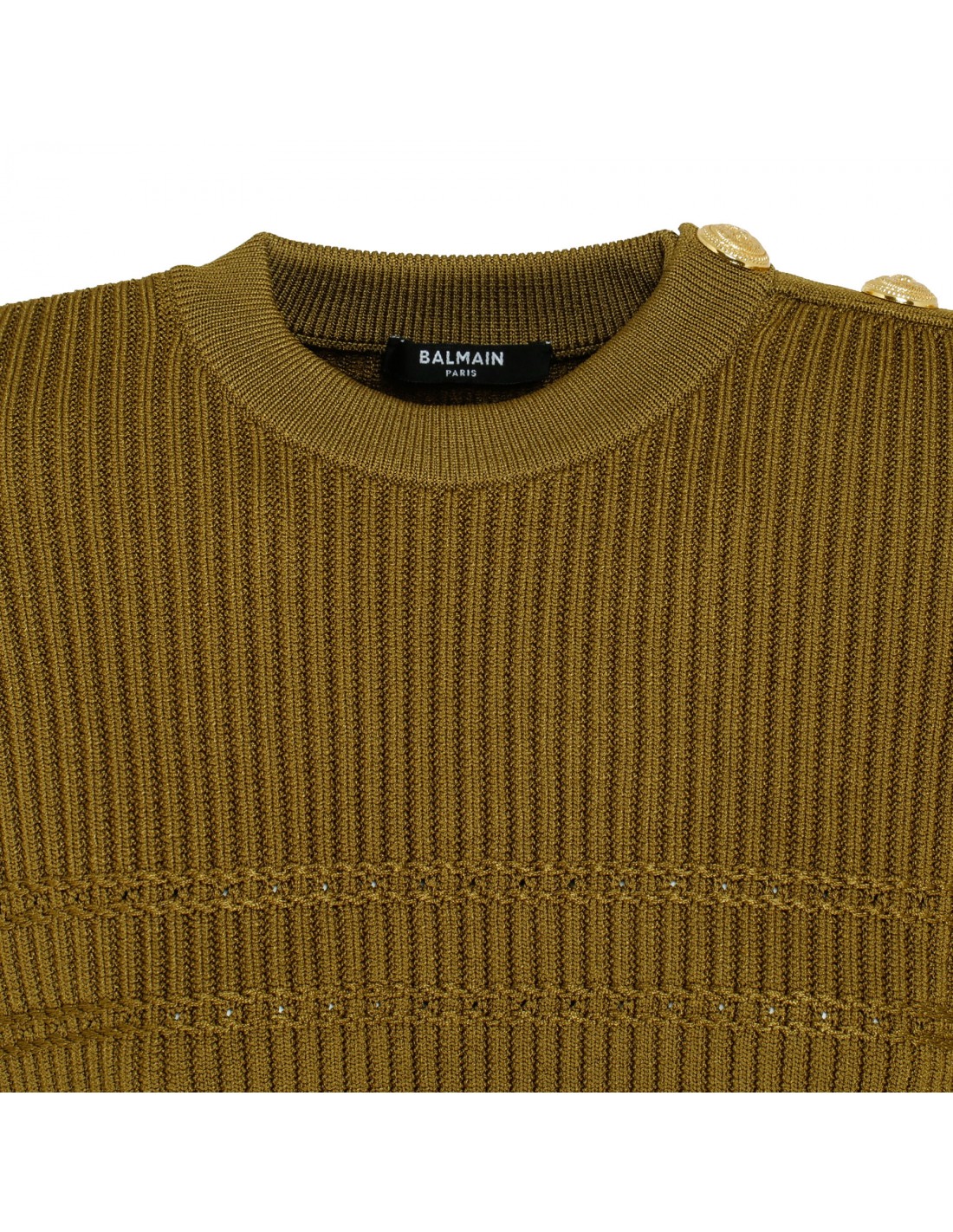 Khaki knit sweater