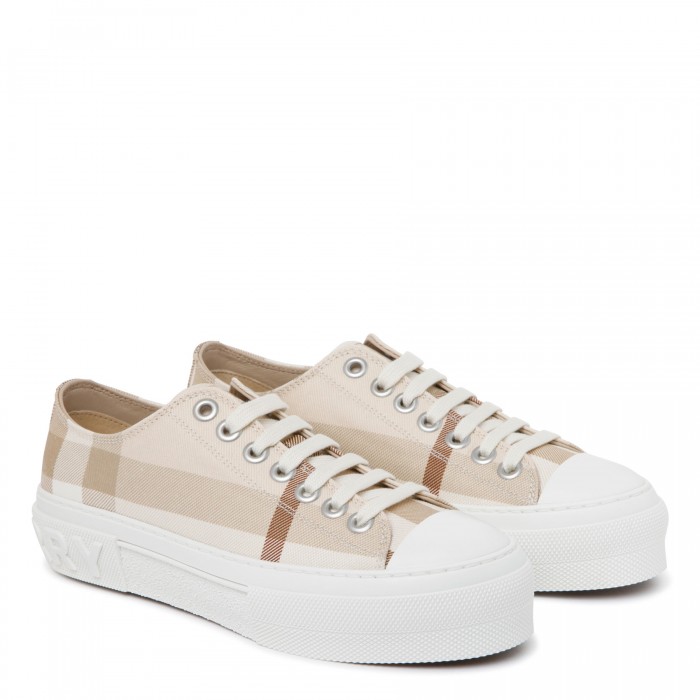 Jack low check sneakers