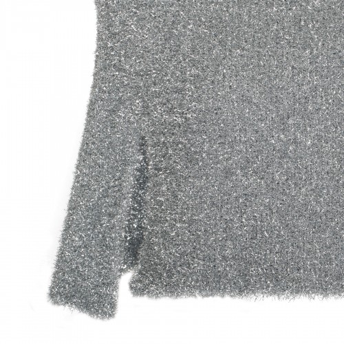 Silver lurex disco cape 2