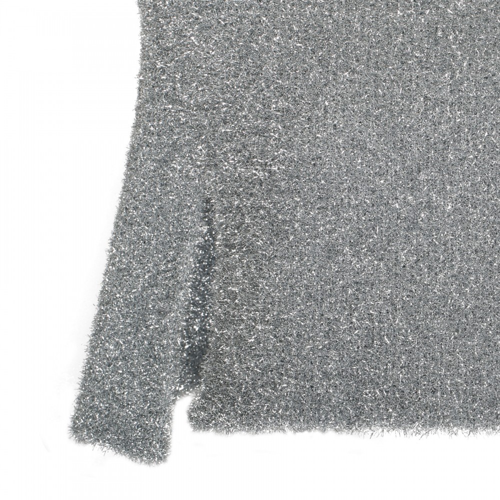 Silver lurex disco cape