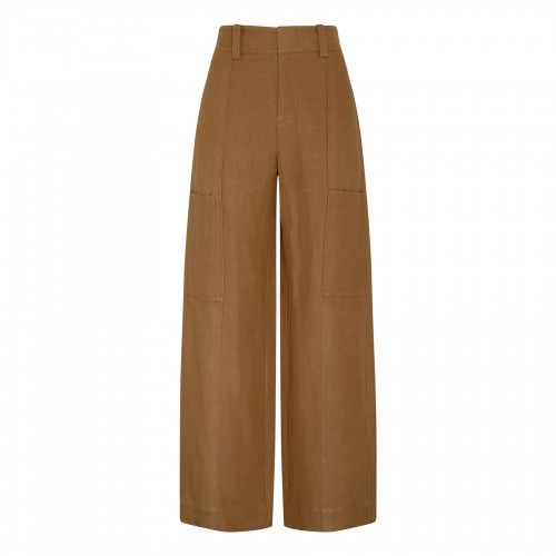 Utility wide leg pants