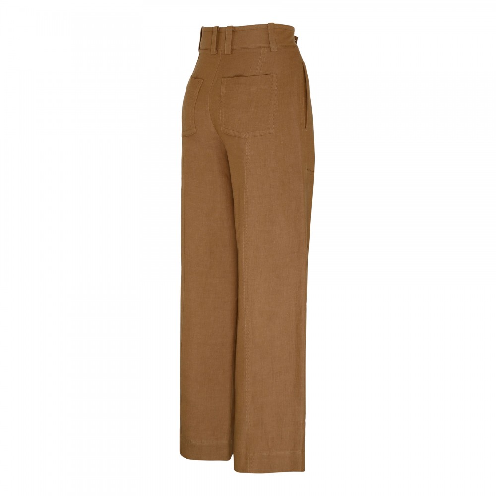 Utility wide leg pants