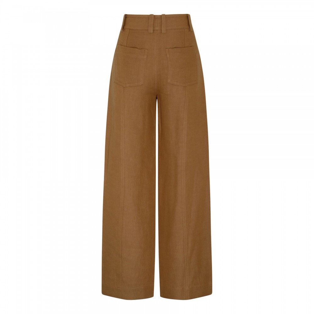 Utility wide leg pants