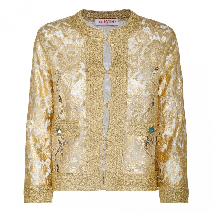 Golden lace jacket