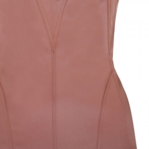 Tan-hue satin bodysuit 2