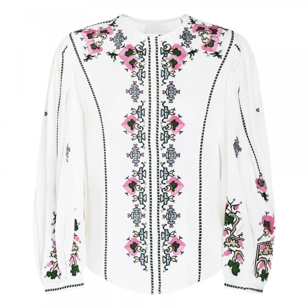 Soraya floral embroidered blouse
