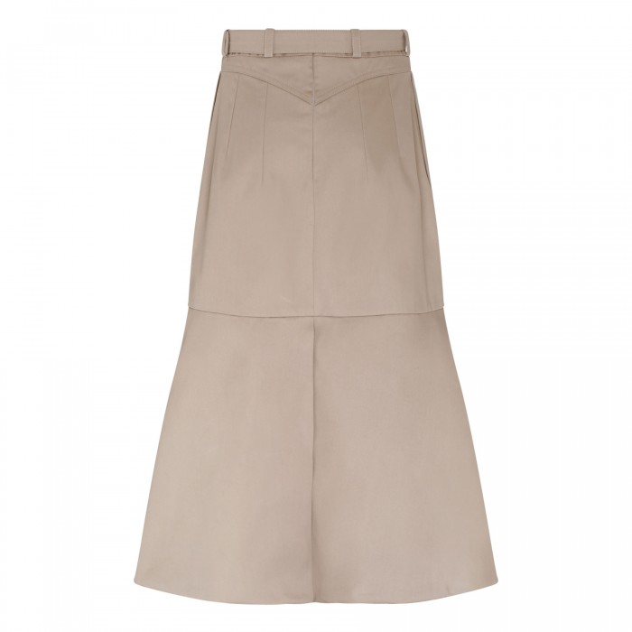 Pocket midi skirt