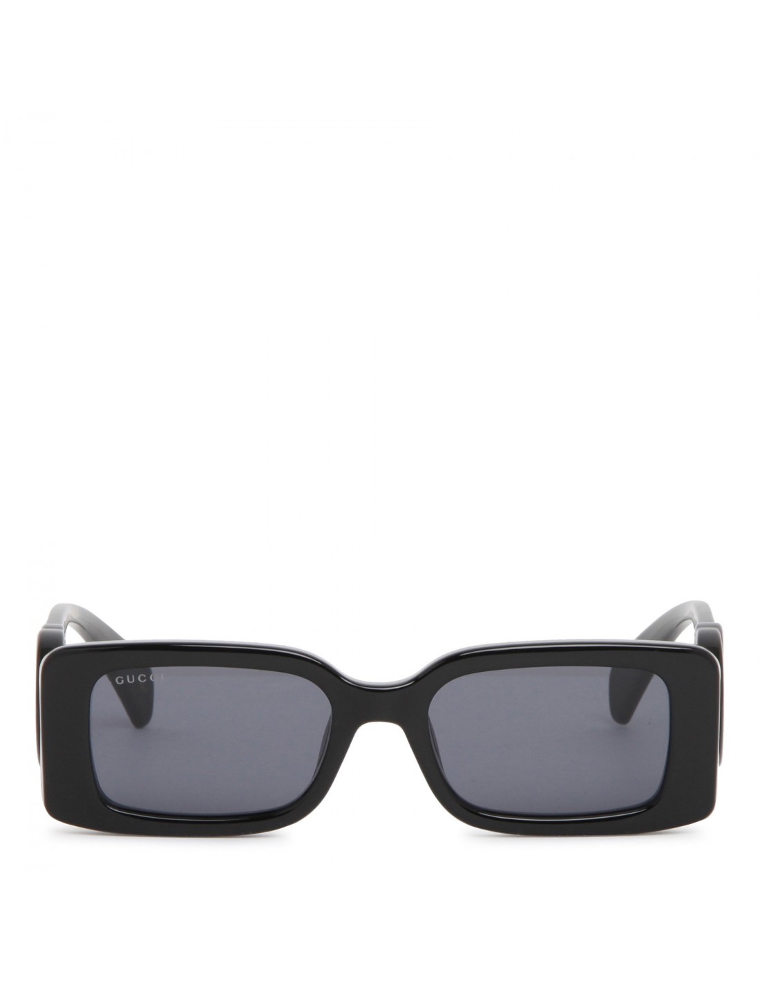 Black rectangular-frame sunglasses