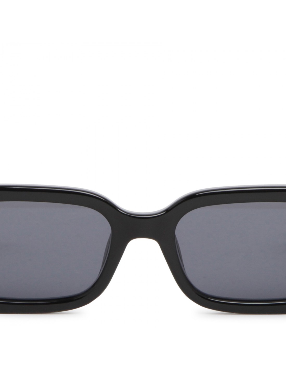 Black rectangular-frame sunglasses