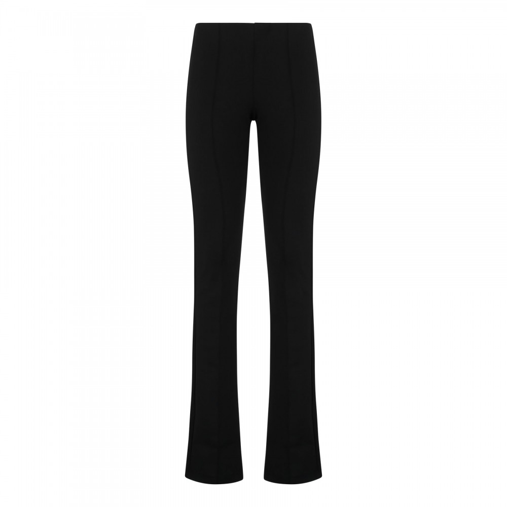 Black fitted pants