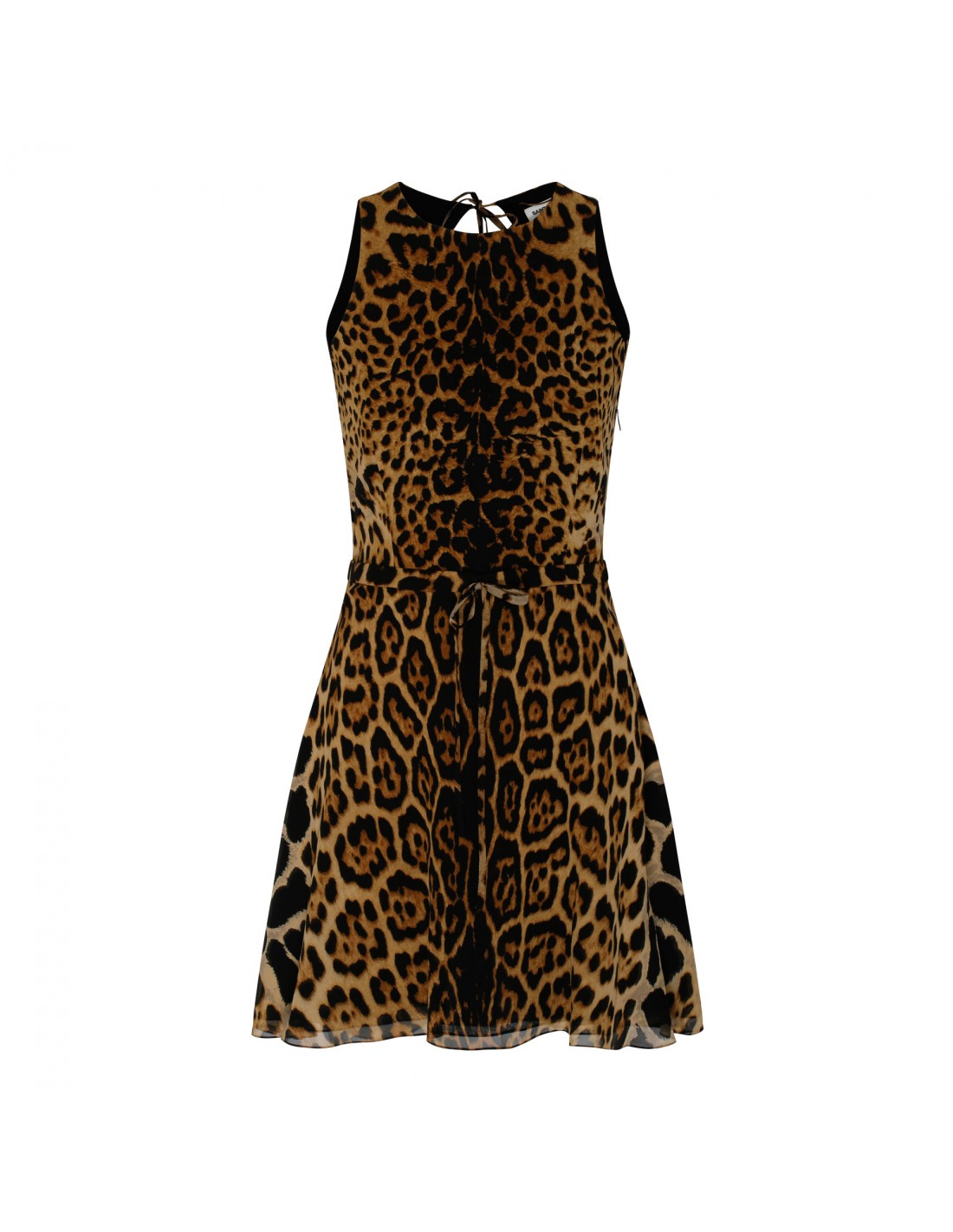 Leopard halterneck dress