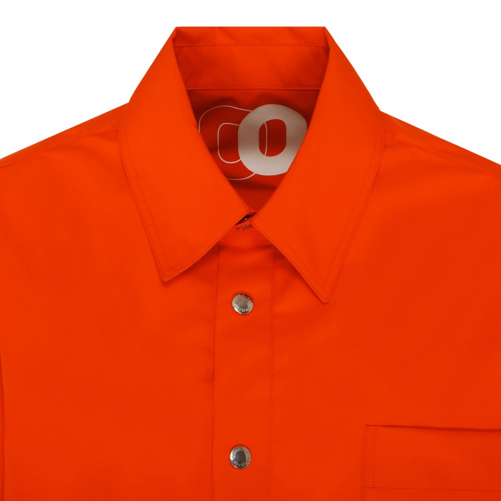 Oversize orange boyfriend shirt