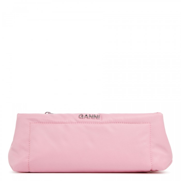 Pillow pink baguette bag