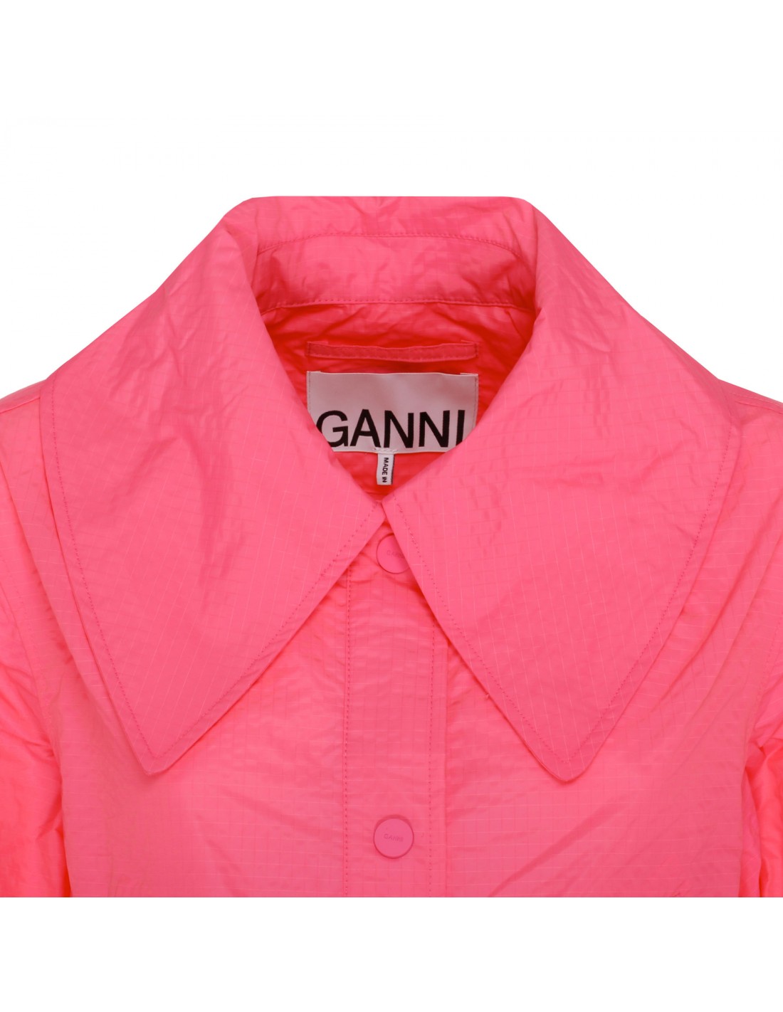 Pink logo coat